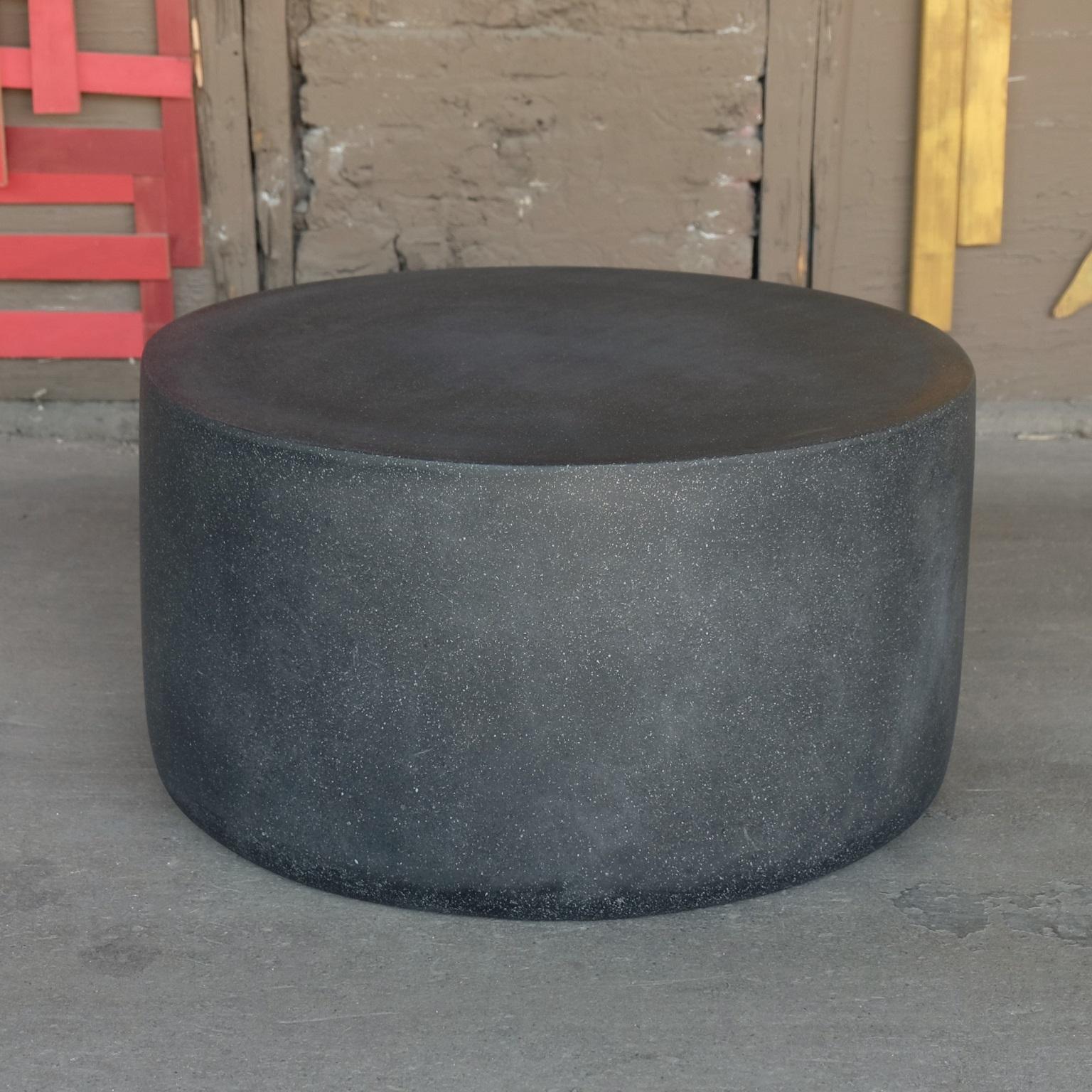 An anchor to the organic world. A rounded base draws the eye downward to earth, keeping you grounded.

Dimensions: Diameter 30.5 in. (77 cm), height 16 in. (40.6 cm), weight 35 lbs. (16 kg).

Finish color options:
white stone
natural stone
aged