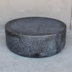 Cast Resin 'Millstone' Low Table by Zachary A. Design