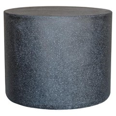 Cast Resin 'Millstone' Low Table, Coal Stone Finish by Zachary A. Design