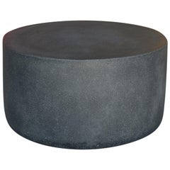 Cast Resin 'Millstone' Coffee Table, Coal Stone Finish by Zachary A. Design