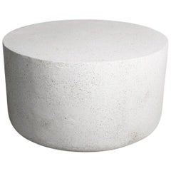 Vintage Cast Resin 'Millstone' Low Table, Natural Stone Finish by Zachary A. Design