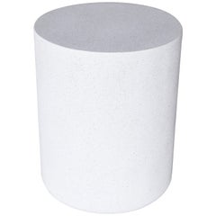 Cast Resin 'Millstone' Coffee Table, White Stone Finish by Zachary A. Design