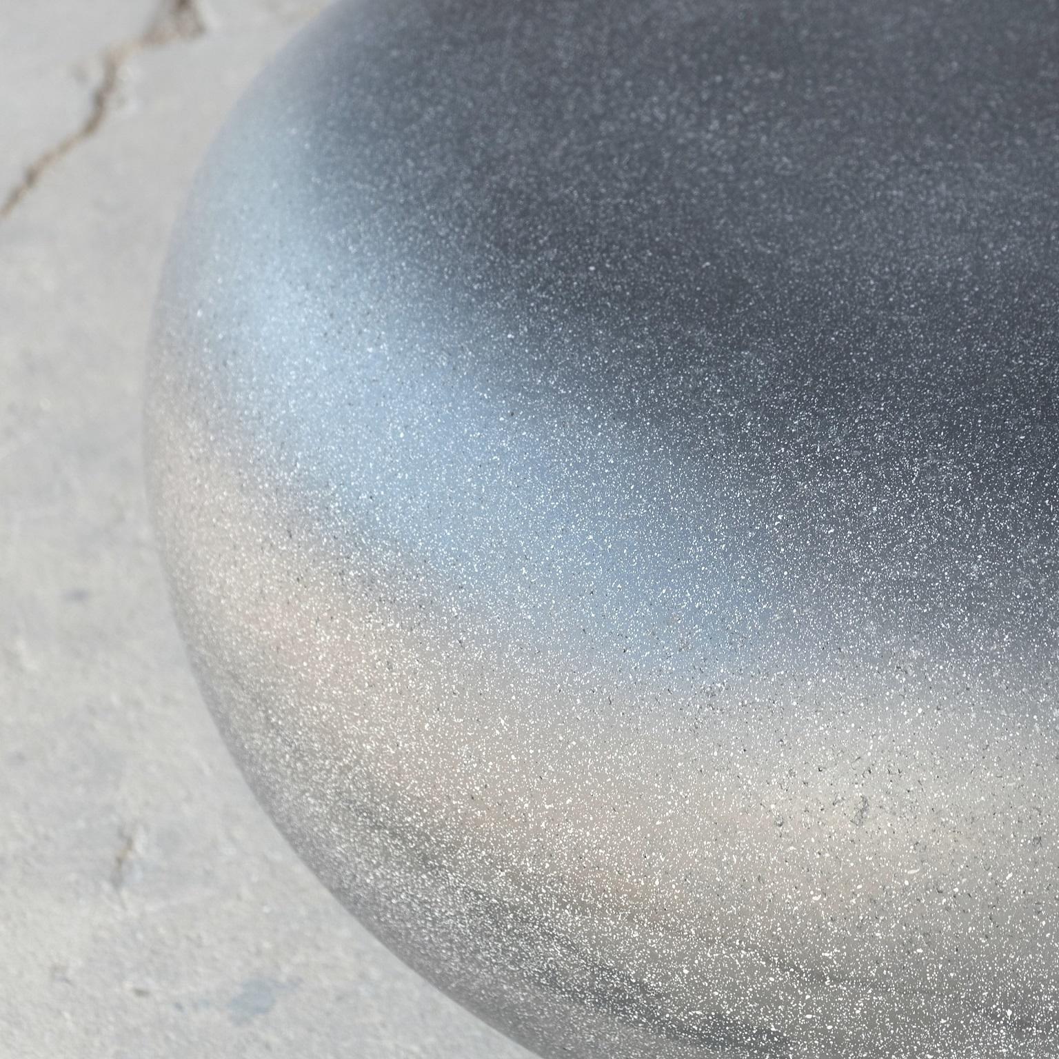 Contemporary Cast Resin 'Pebble' Low Table, Coal Stone Finish by Zachary A. Design For Sale
