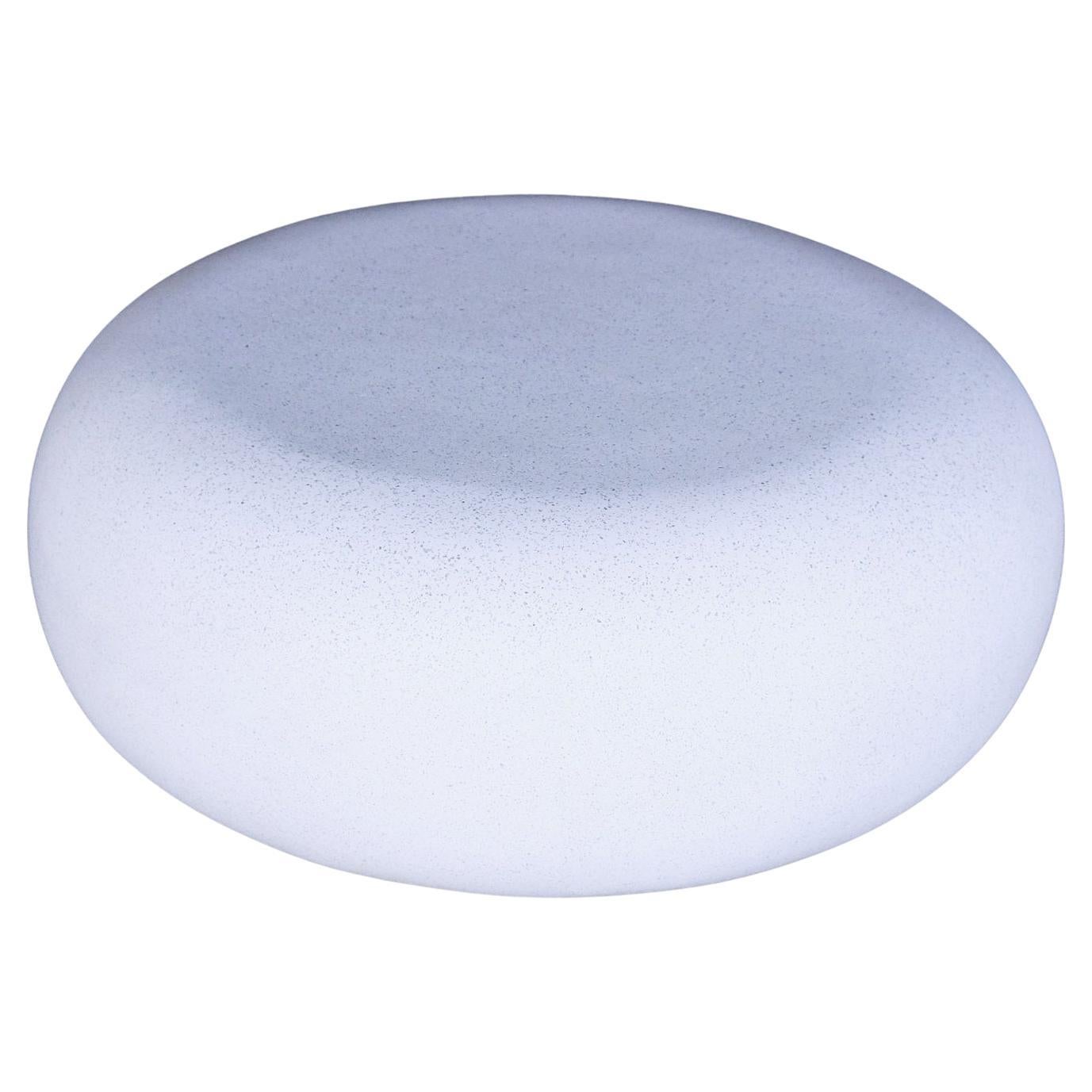 Cast Resin 'Pebble' Cocktail Table, White Stone Finish by Zachary A. Design For Sale