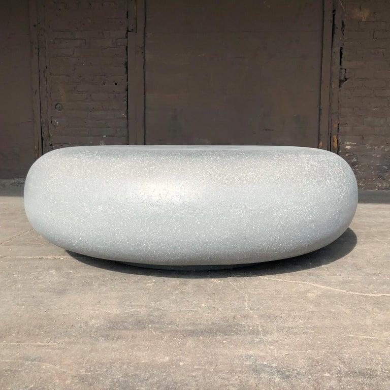 Contemporary Cast Resin 'Pebble' Low Table by Zachary A. Design For Sale