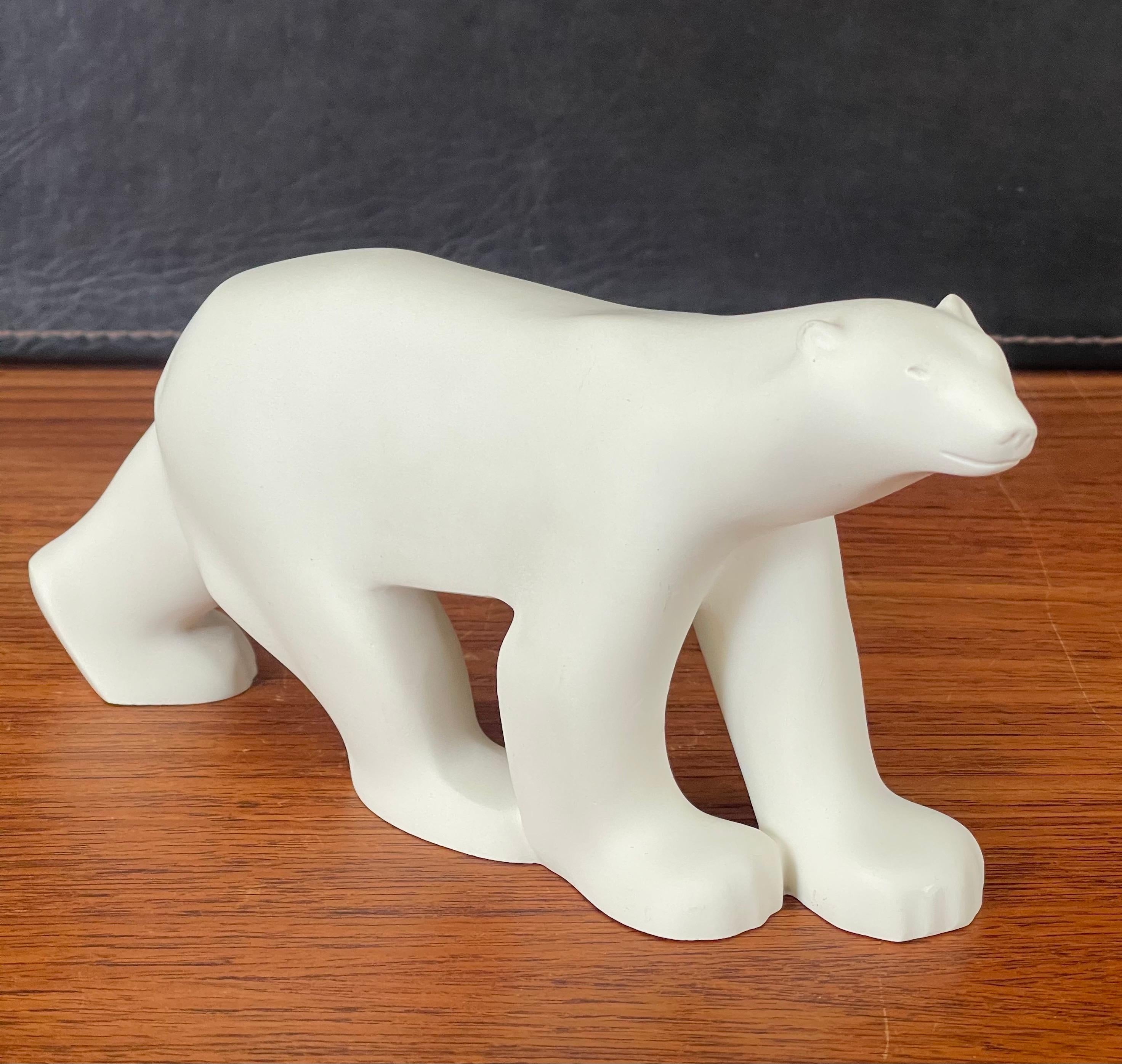 Cast Resin Polar Bear Sculpture by Francois Pompon for the MOMA Collection 3
