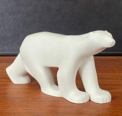 Cast Resin Polar Bear Sculpture by Francois Pompon for the MOMA Collection
