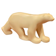 Escultura Oso Polar de Resina Fundida de François Pompon para la Colección Moma