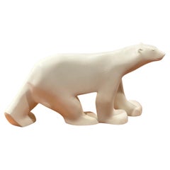 Polarbär-Skulptur aus Gussharzguss von Francois Pompon für die MOMA-Kollektion
