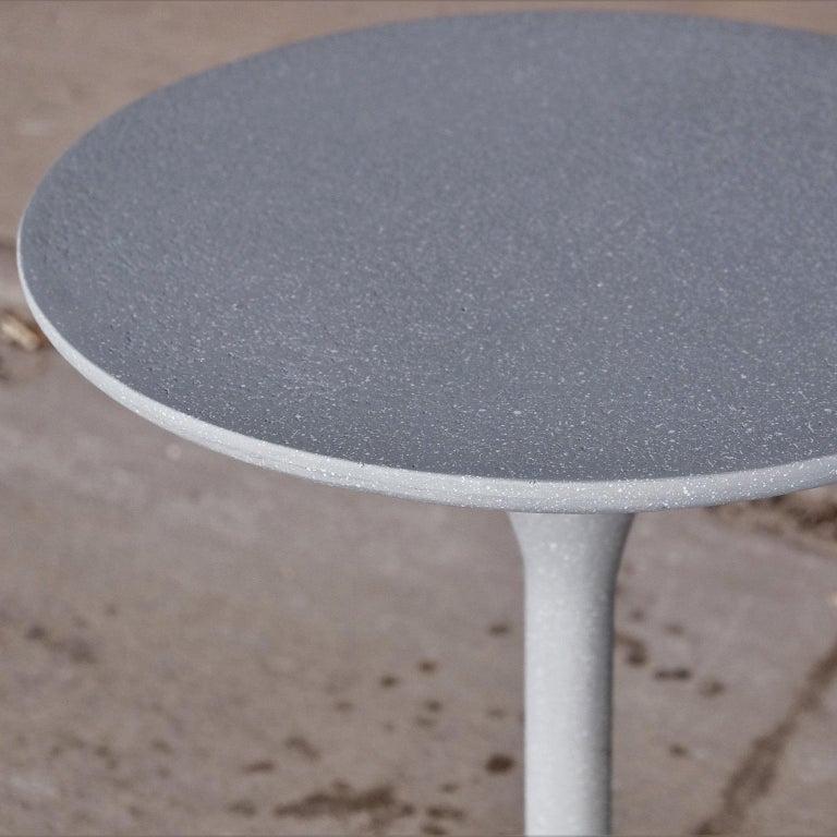 Cast Resin 'Spindle' Side Table by Zachary A. Design For Sale 1