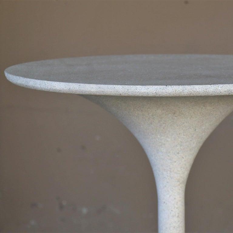 Minimalist Cast Resin 'Spindle' Side Table by Zachary A. Design For Sale