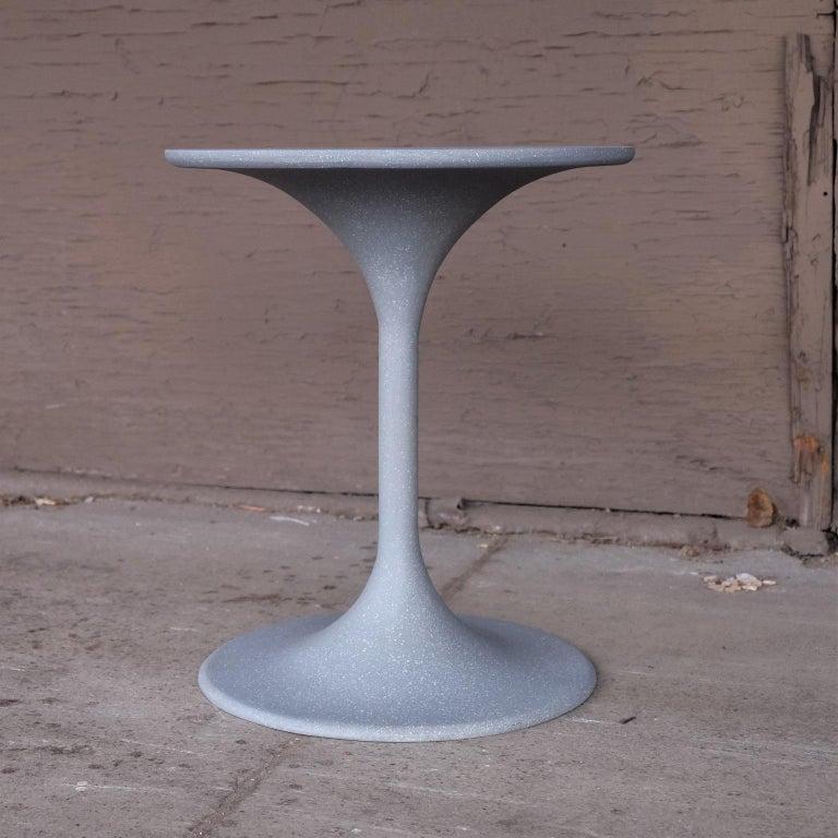 Cast Resin 'Spindle' Side Table by Zachary A. Design In New Condition For Sale In Chicago, IL