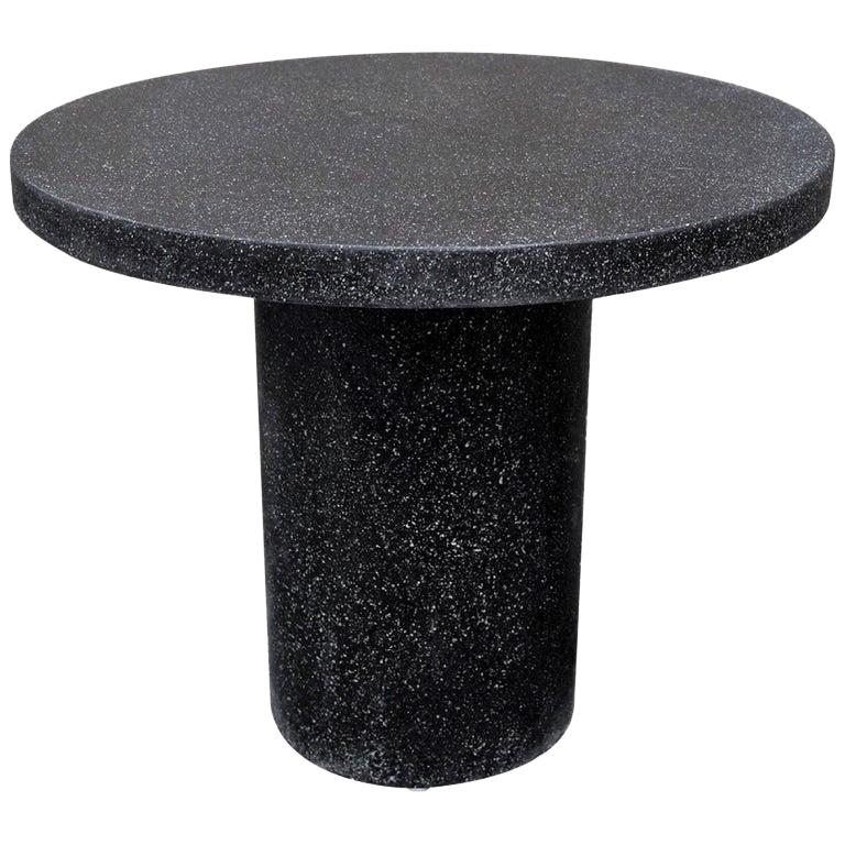 Cast Resin 'Spring' Dining Table, Coal Stone Finish by Zachary A. Design For Sale