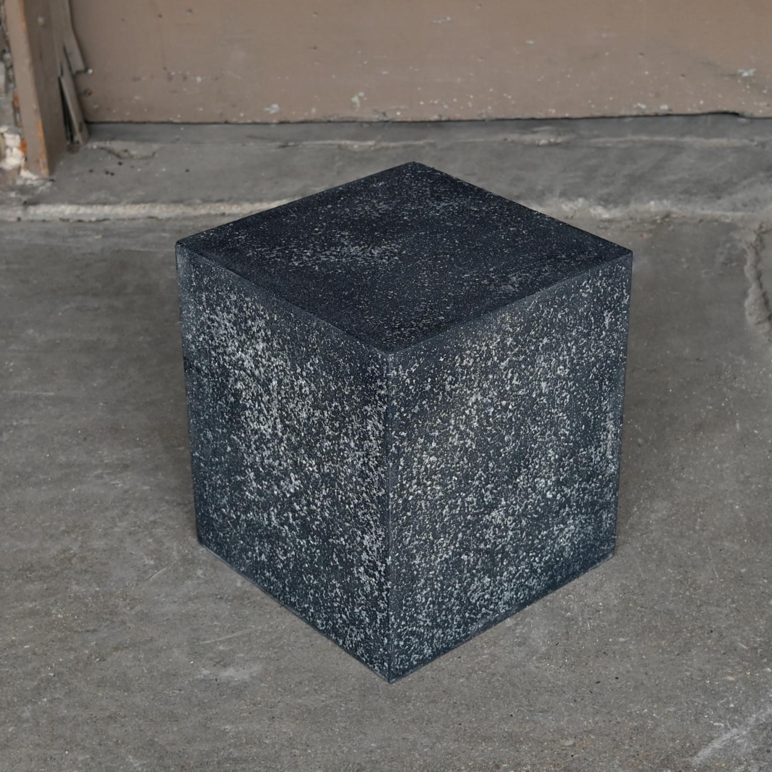 The essence of construction, pulled from the jobsite and refined. This simple block emanates potential, awaiting placement and to serve its assigned role.

Dimensions: Width 16 in. (41 cm), depth 16 in. (41 cm), height 18 in. (46 cm). Weight 20