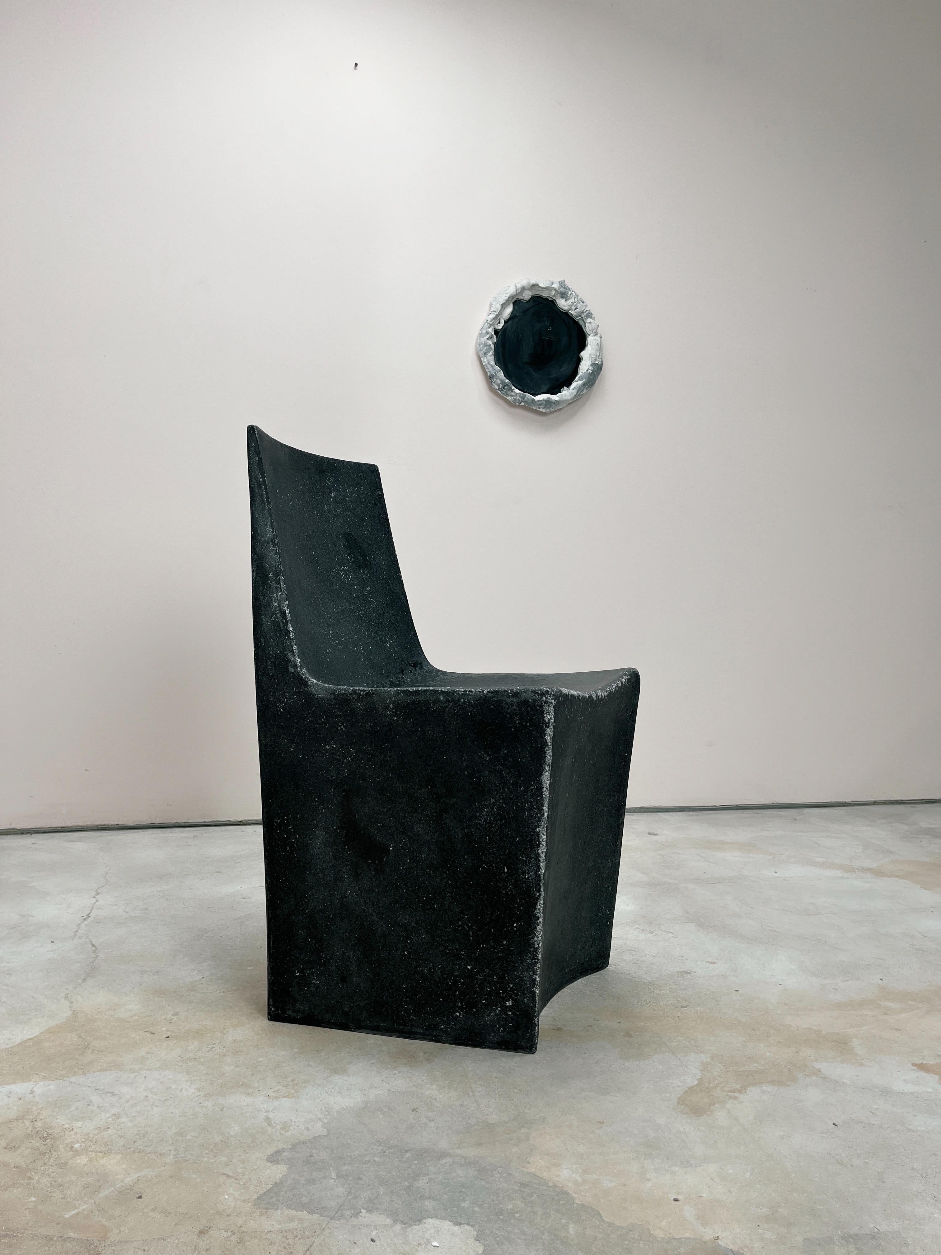 Cast Resin 'Stone' Dining Chair by Zachary A. Design For Sale 2
