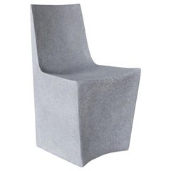 Cast Resin 'Stone' Dining Chair, Keystone Finish by Zachary A. Design