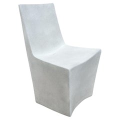 Cast Resin 'Stone' Dining Chair, White Stone Finish by Zachary A. Design