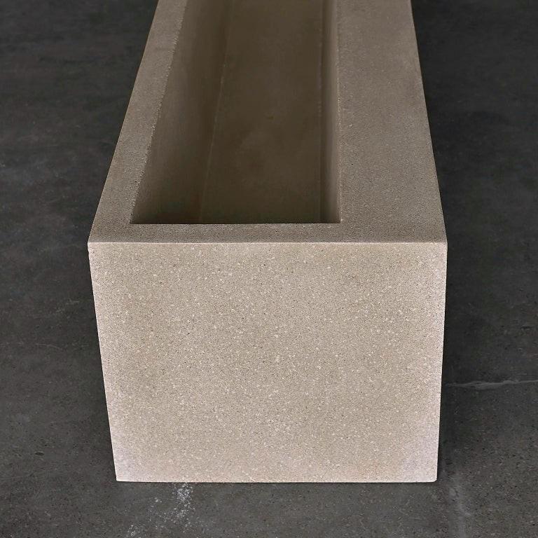 Cast Resin 'Terrace' Planter by Zachary A. Design In New Condition For Sale In Chicago, IL
