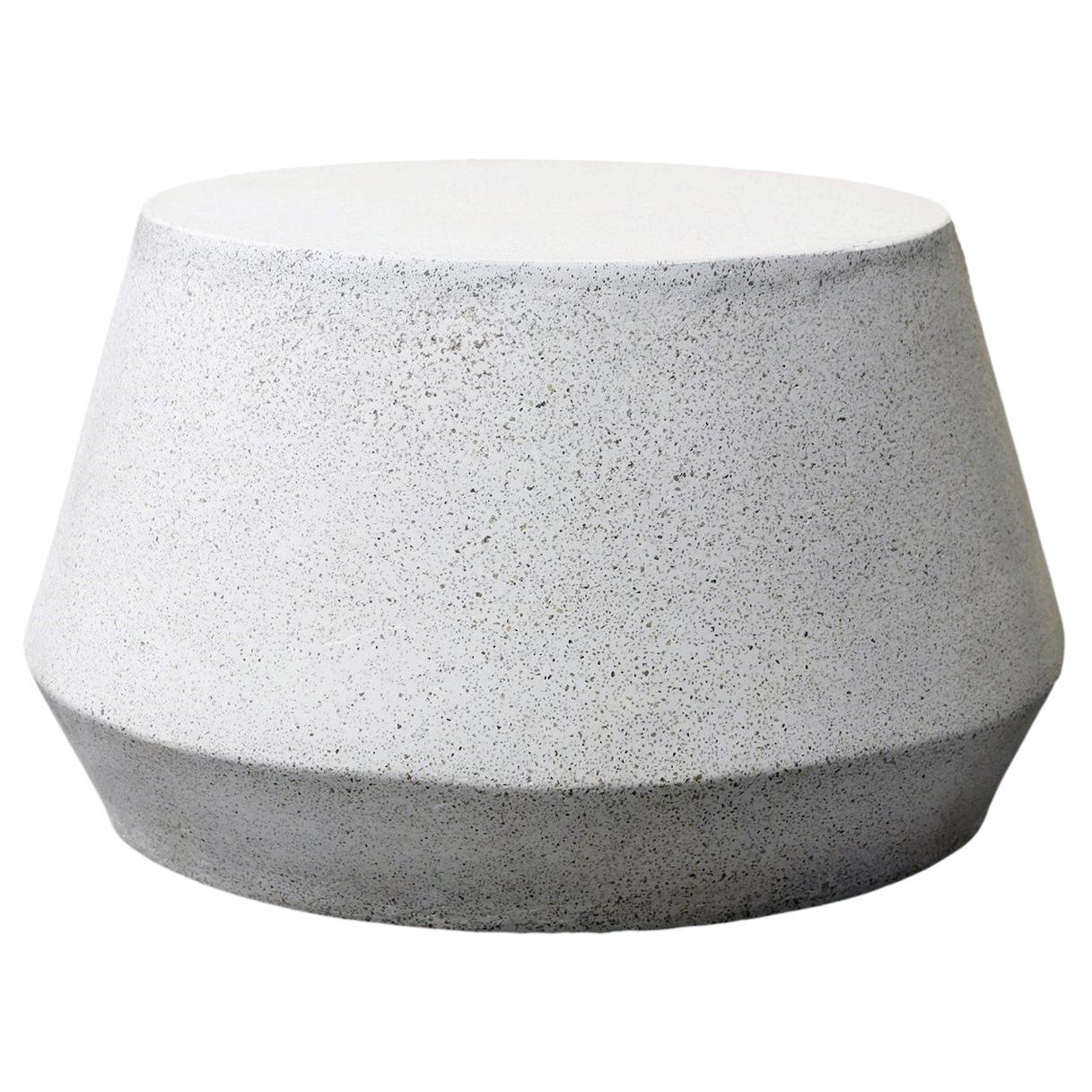 Cast Resin 'Tom' Low Table, Natural Stone Finish by Zachary A. Design
