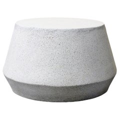 Cast Resin 'Tom' Low Table, Natural Stone Finish by Zachary A. Design