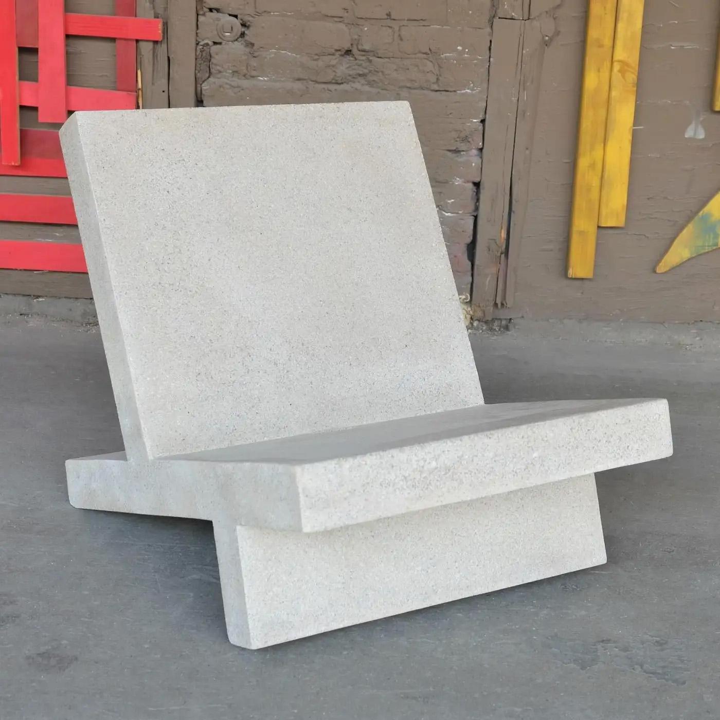 Cast Resin 'Wavebreaker' Lounge Chair by Zachary A. Design In New Condition For Sale In Chicago, IL