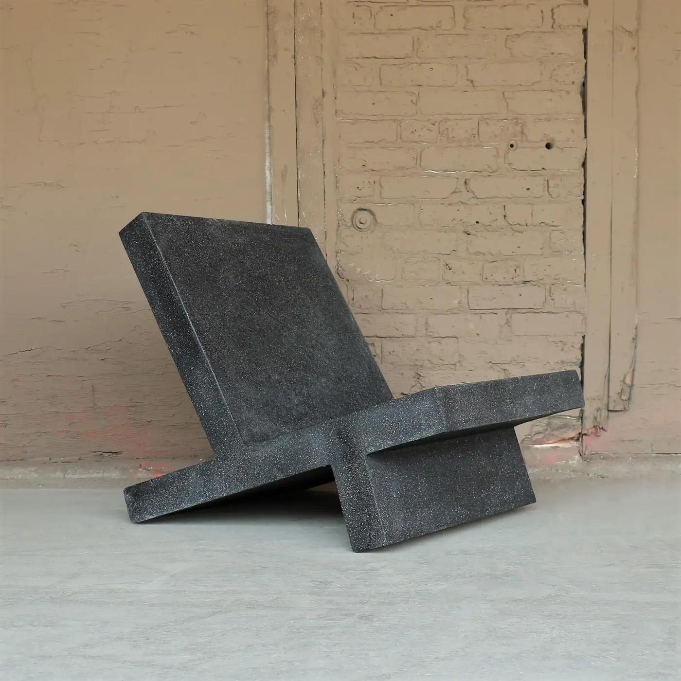 Cast Resin 'Wavebreaker' Lounge Chair by Zachary A. Design For Sale 1