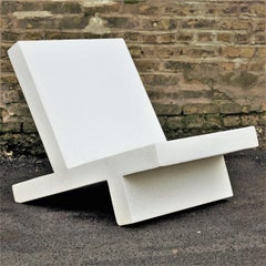 Cast Resin 'Wavebreaker' Lounge Chair by Zachary A. Design