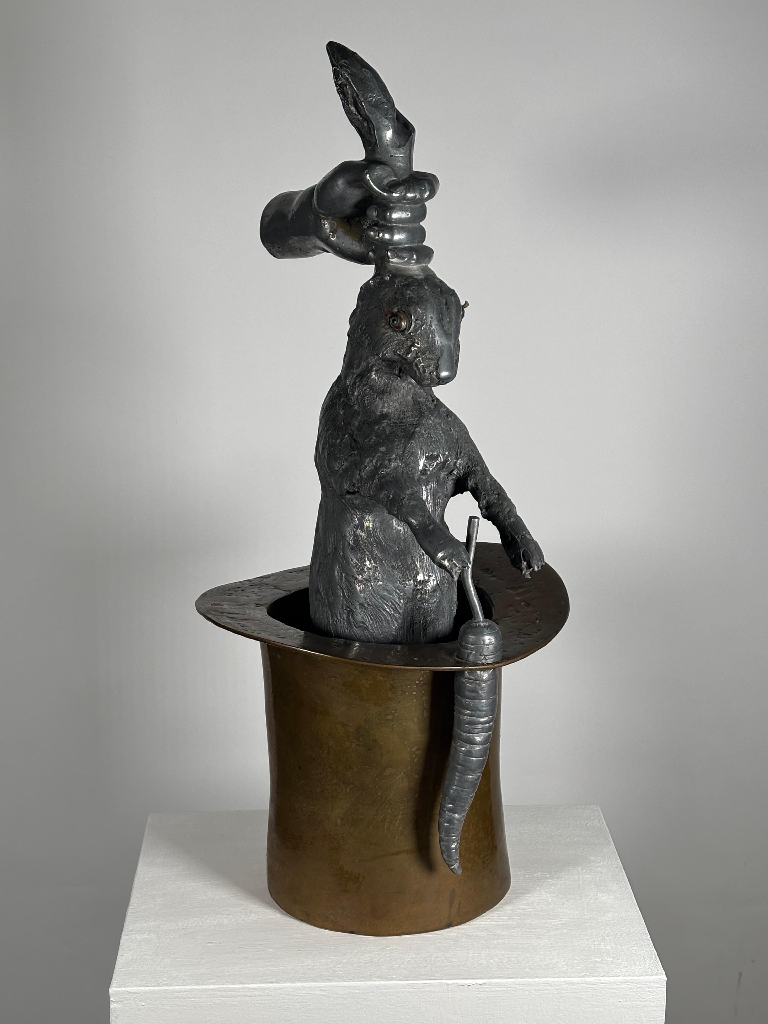 Gegossene Skulptur aus Bronze und Aluminium von Valeriano Trubbiani, Italien im Angebot 4