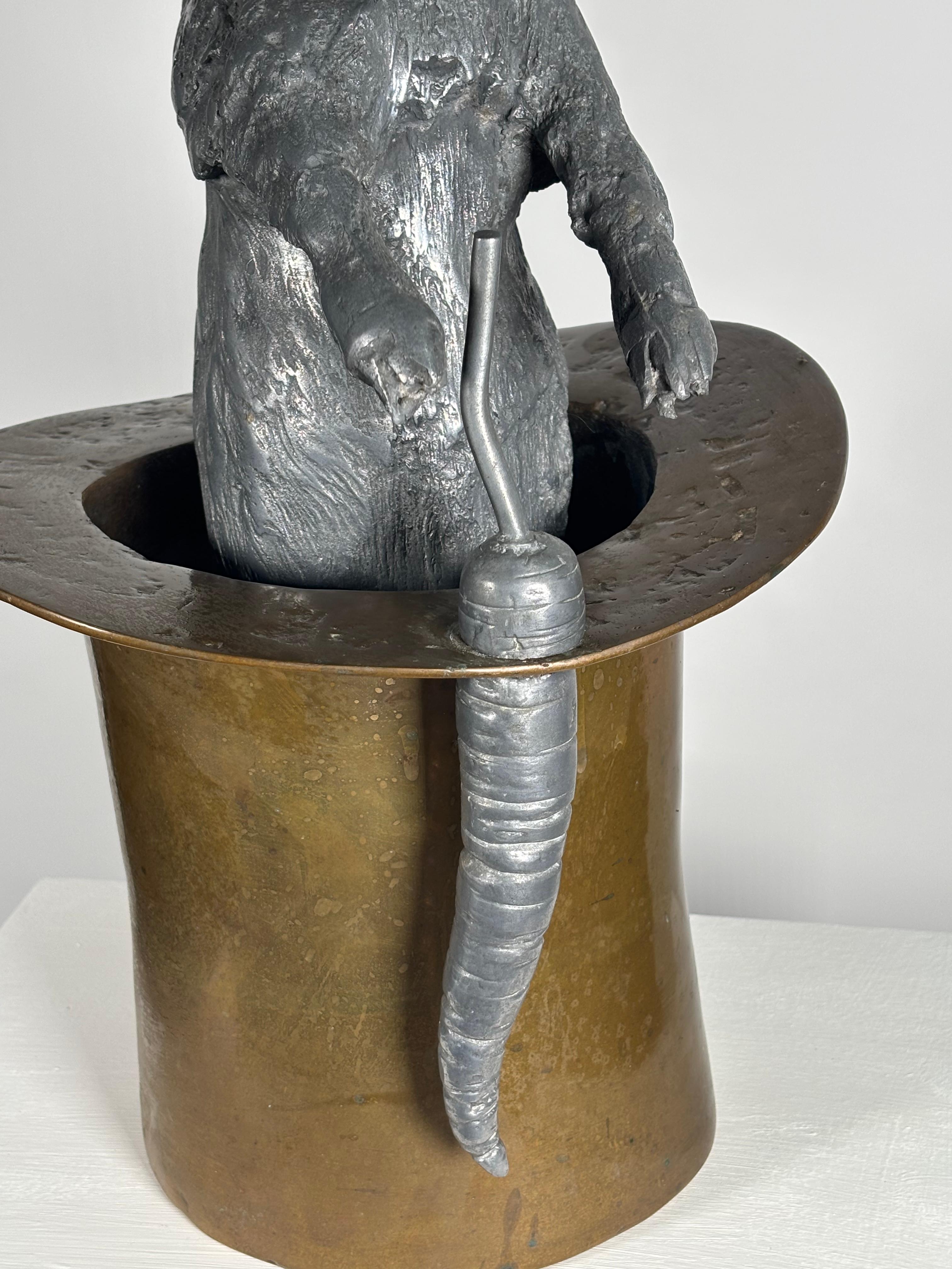 Gegossene Skulptur aus Bronze und Aluminium von Valeriano Trubbiani, Italien im Angebot 3