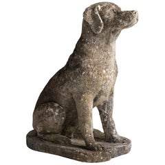 Cast Stone Dog