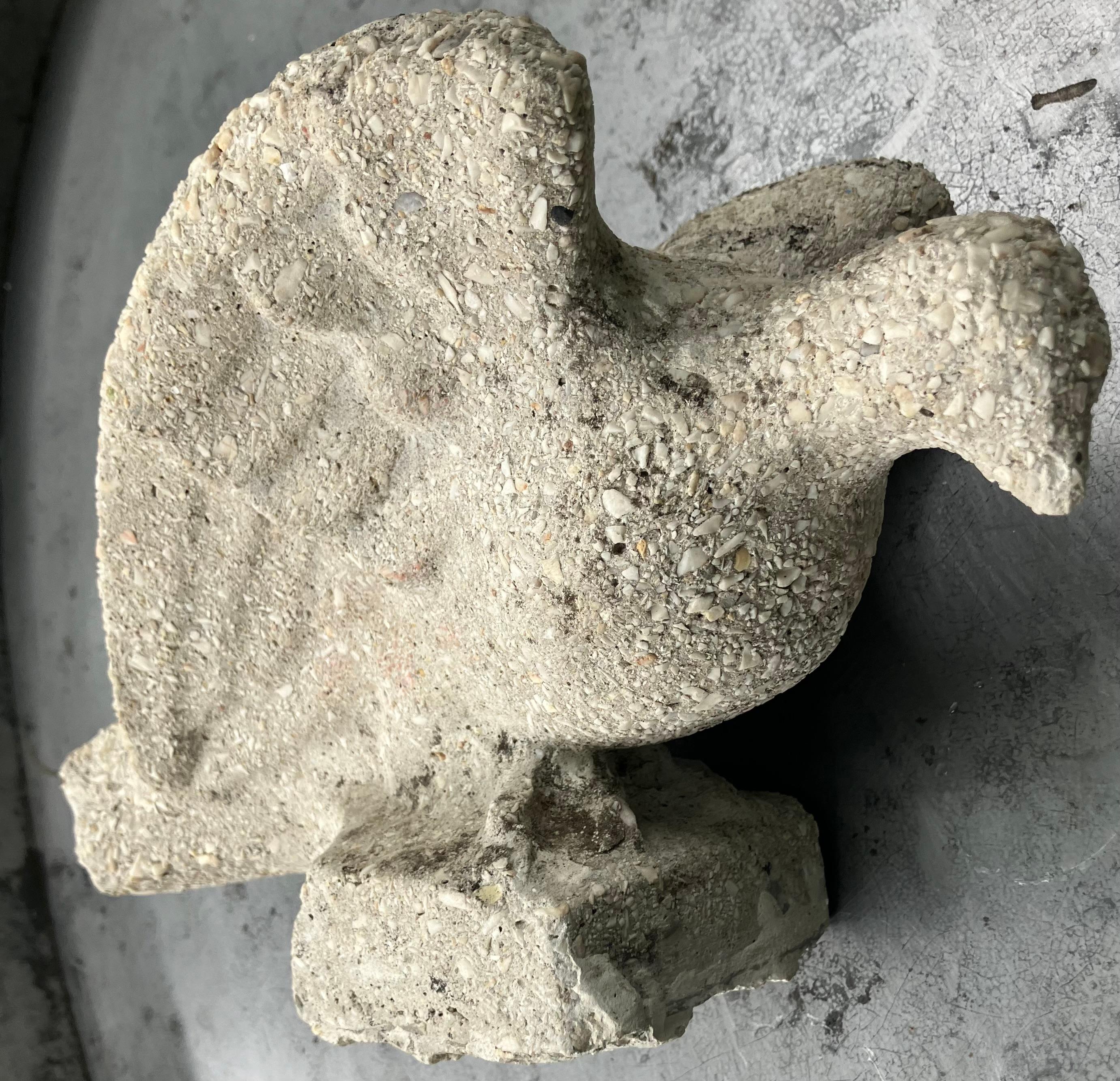 Cast Stone Dove Bird in vendita 4