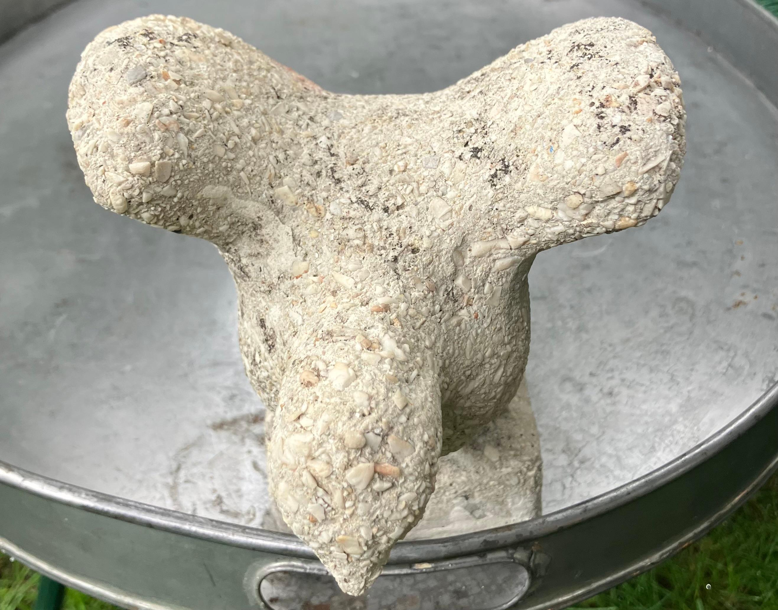 Cast Stone Dove Bird in vendita 6