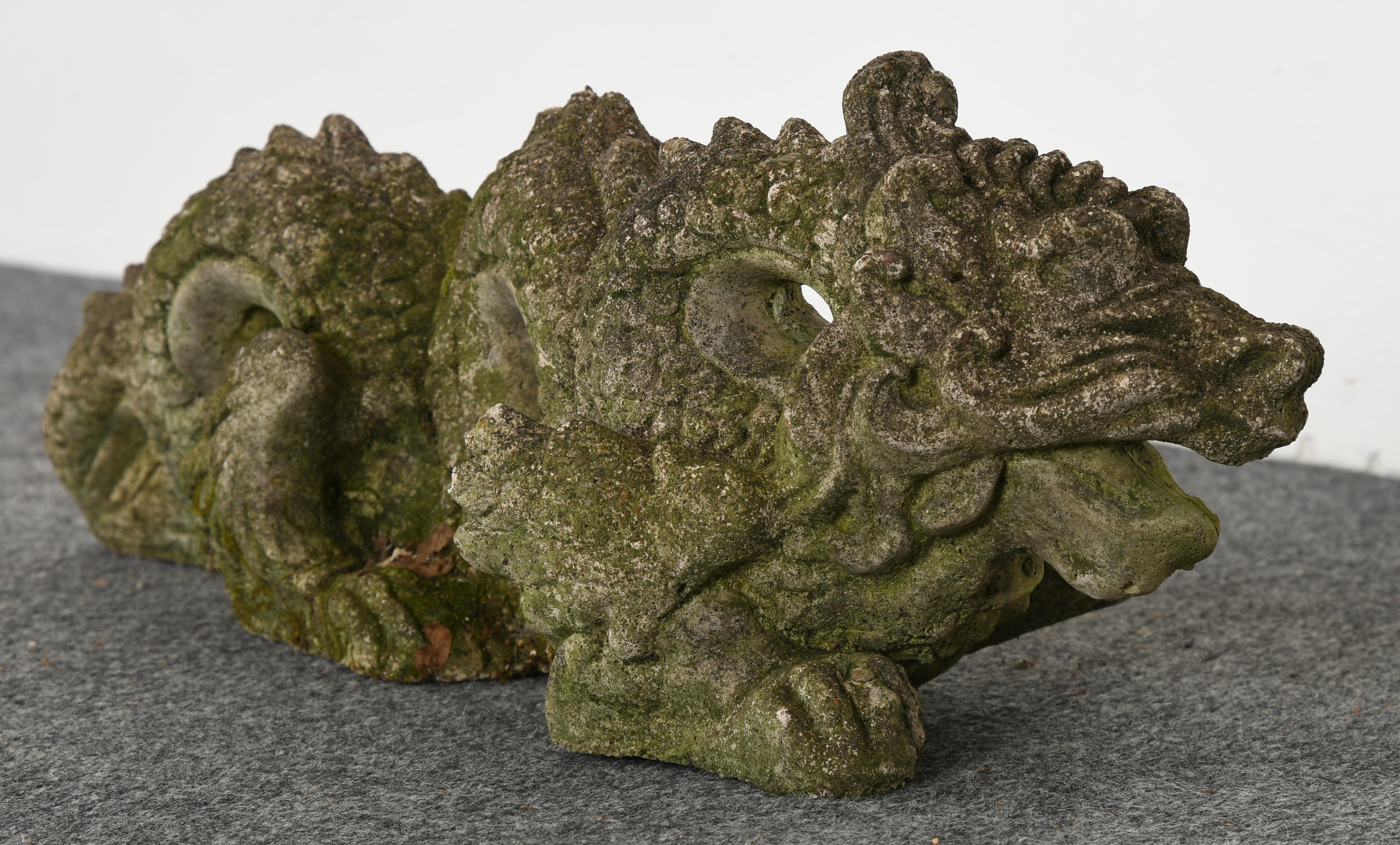 Cast Stone Dragon, 20th Century 3