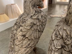 Cast Stone Eagle Sculpture