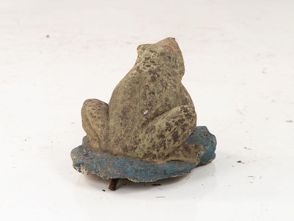 frog painted stone