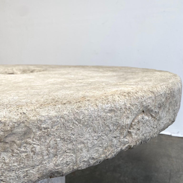 Cast Stone Garden Indoor Outdoor Table For Sale at 1stDibs