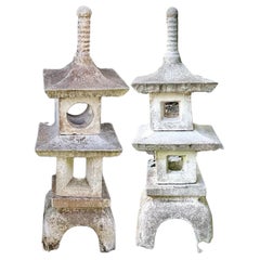Pagodas de Jardín de Piedra Fundida Pareja