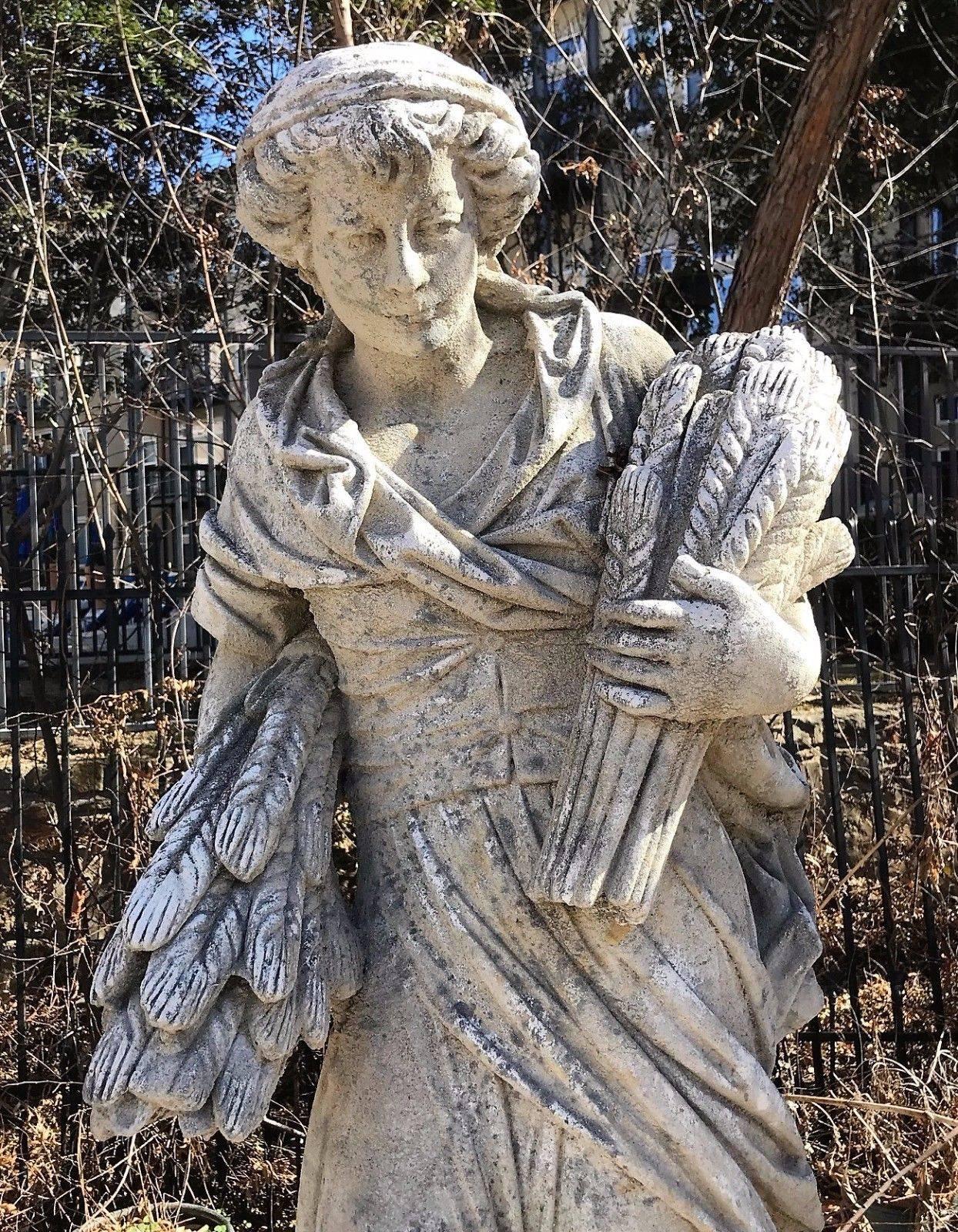 four seasons cement statues