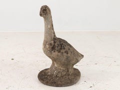 Cast Stone Goose Garden Ornament