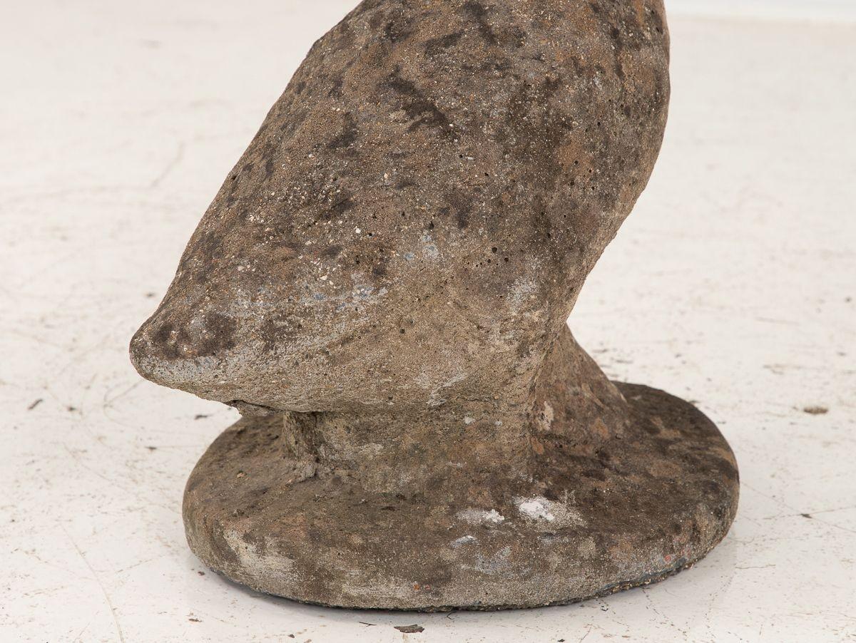 20th Century Cast Stone Goose Garden Ornament