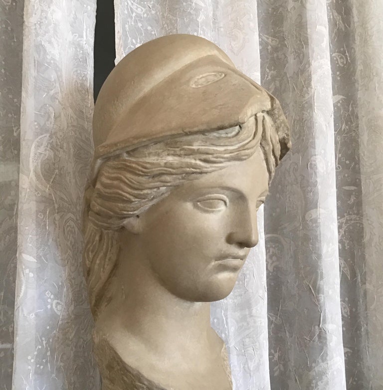 Cast Stone Greek Sculpture For Sale at 1stDibs