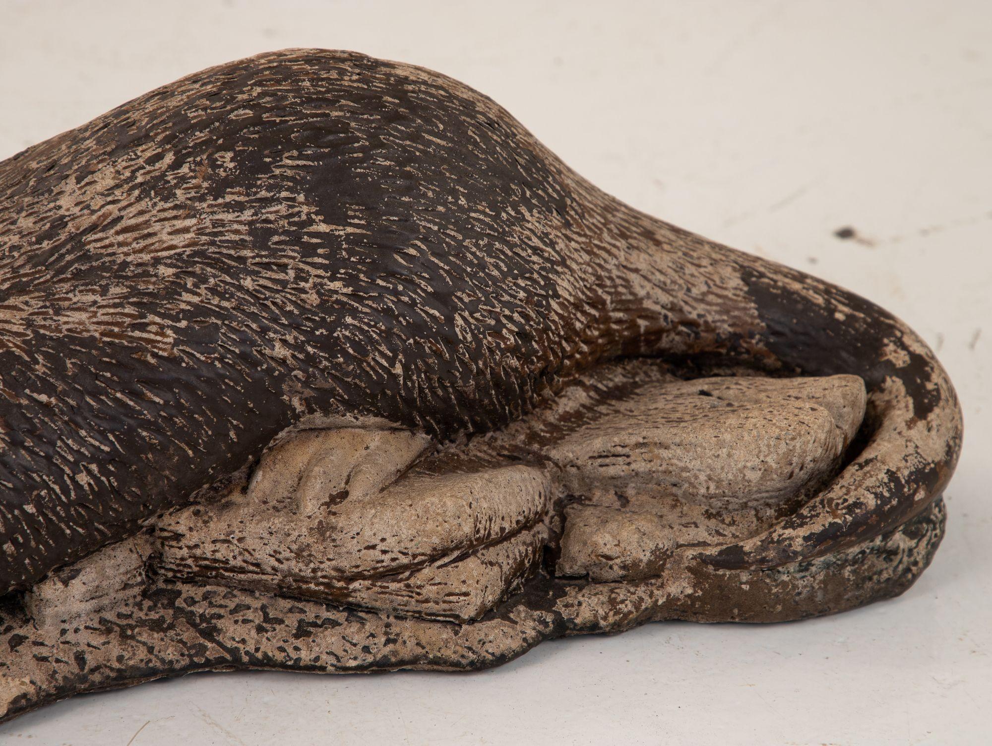 Concrete Cast Stone Otter For Sale