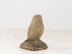 Cast Stone Owl Garden Ornament