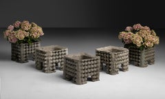 Cast Stone Planters, England 1950