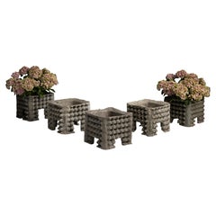 Cast Stone Planters, England 1950