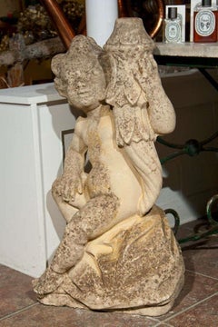 Cast Stone Putti Fountainhead