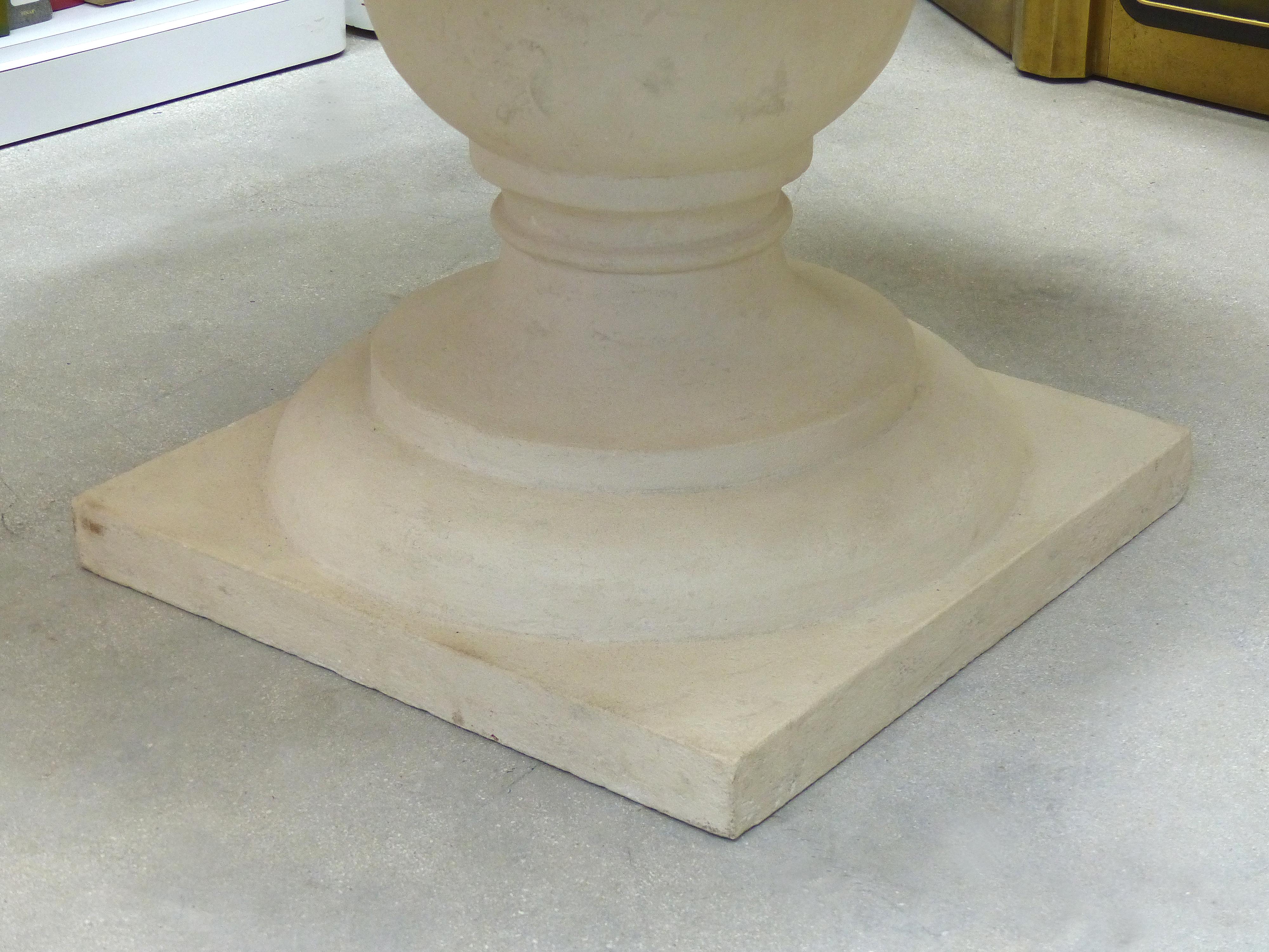 round stone table