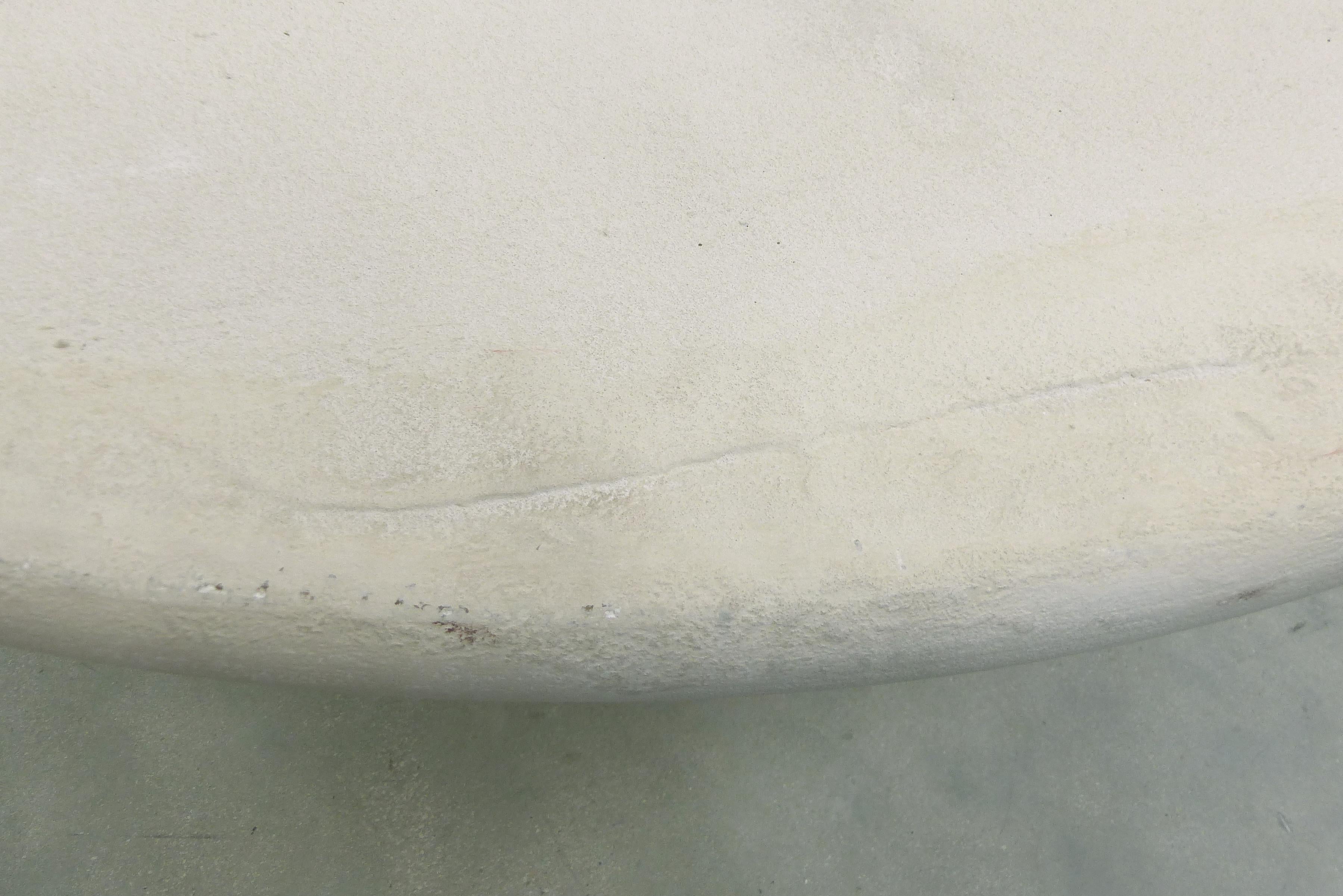 20th Century Cast Stone Round Dining Table