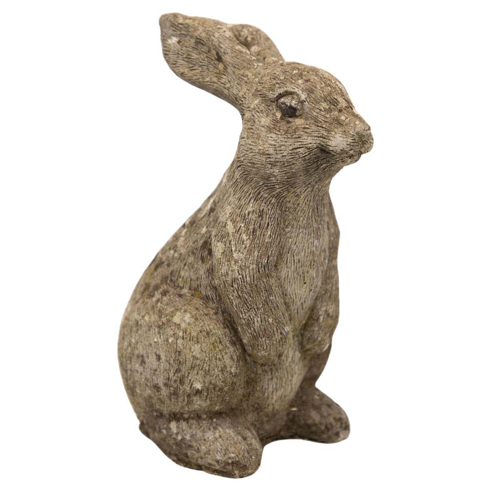 Cast Stone Rabbit - 4 For Sale on 1stDibs