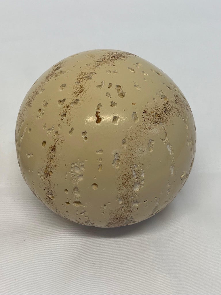 Cast Stone Sphere Sculptures by Jaru a pair For Sale at 1stDibs